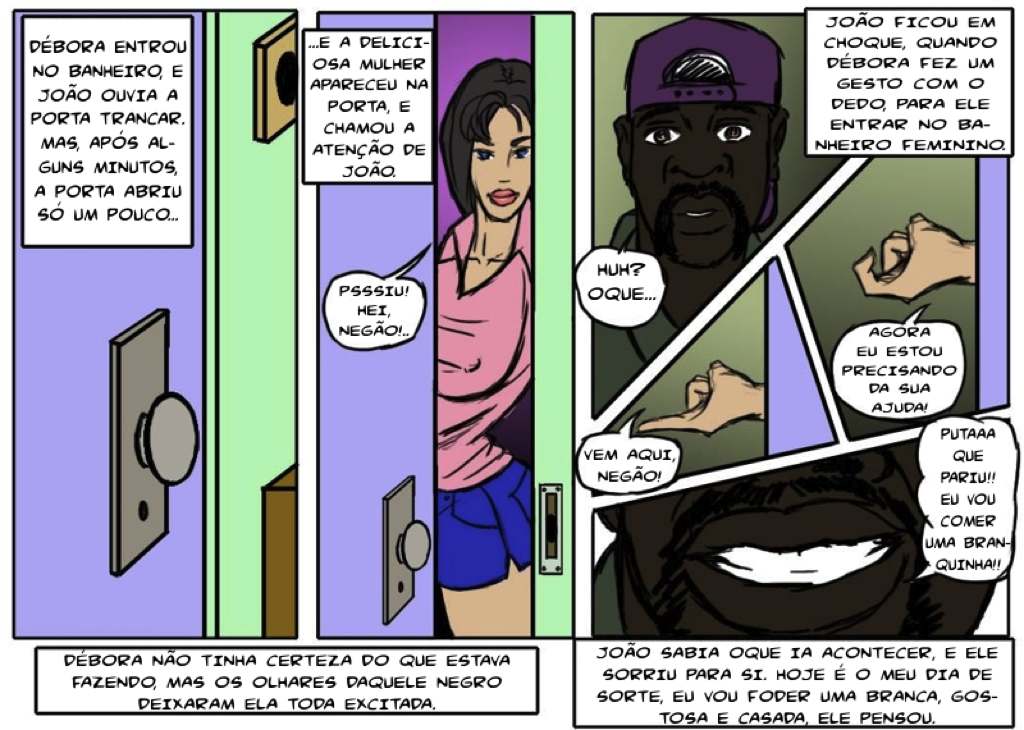 A mudança - hqs porno e quadrinhos eroticos interracial