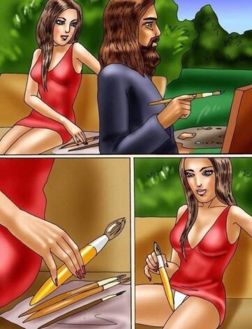 A Modelo – quadrinhos e hentai