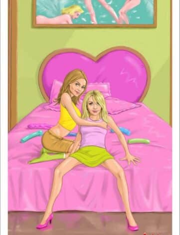 As Gemeas Olsen  – quadrinhos e hentai