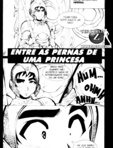 Entre as Pernas de Uma Princesa  – quadrinhos e hentai